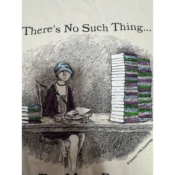 There Is No Such Thing As Too Many Books Unisex T-Shirt Book lover Reading XXL - Picture 6 of 10